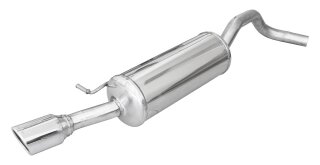 VW Polo 1.4 85PS Sportauspuff 90mm X-RACE Edelstahl