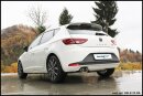 Seat LEON 1.4 FR TSI 122PS Sportauspuff 80mm RACING...
