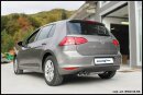 VW Golf 7 1.4 125PS Sportauspuff 80mm RACING Edelstahl