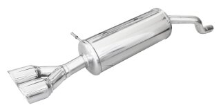 Renault Clio 4 GT 1.2 120PS Sportauspuff 80mm X-Race Edelstahl