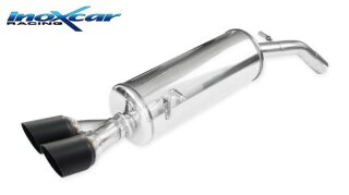 Peugeot 208 GTi 30TH 1.6 16V TURBO 208PS Sportauspuff 2x80mm Racing Black Ceramic Edelstahl