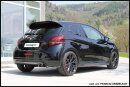 Peugeot 208 GTi 30TH 1.6 16V TURBO 208PS Sportauspuff 80mm X-RACE BLACK EDITION Edelstahl