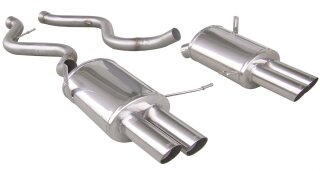 BMW E92 M3 Cabrio 4.0 V8 Serie 3 Sportauspuff 76mm RACING Edelstahl