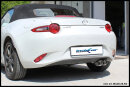 Mazda MX-5 1.5 131PS Cabrio Sportauspuff 2x80mm Racing Edelstahl