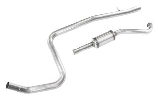 FORD FIESTA 1.0 100PS Mittelschalldämpfer Edelstahl