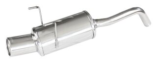 FIAT 500 1.3 16V JTD MJET 75PS Inoxcar Sportauspuff 102mm Edelstahl