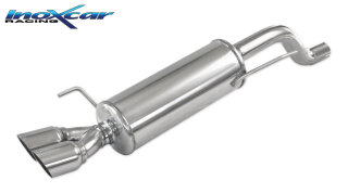 Abarth Punto Sportauspuff 2x80mm Racing Edelstahl