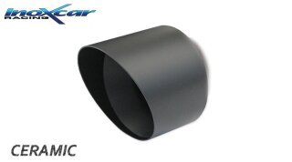 Peugeot 208 Pure Tech 1.2 101PS Sportauspuff 90mm Racing Black Ceramic Edelstahl