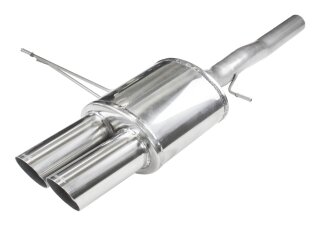 Mini Cooper SD 2.0D 170PS Sportauspuff zentral 2x90mm RACING Edelstahl