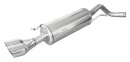 VW Polo 1.8 GTI 192PS Sportauspuff 2x80mm X-RACE Edelstahl