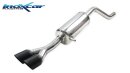 Opel Corsa F 131PS Sportauspuff 2x80mm Black Ceramic...