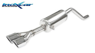 Opel Corsa F 131PS Sportauspuff 2x80mm X-Race Edelstahl