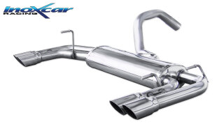 Abarth 500 595 695 4x60mm Sportauspuff Edelstahl