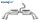 Audi A3 8V S3 2.0 TFSI 300PS Sportauspuff 2x80mm X-Race Edelstahl