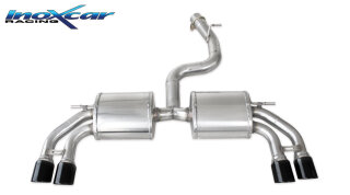 Audi A3 8V S3 2.0 TFSI 300PS Sportauspuff 2x80mm X-Race Black Edition Edelstahl