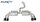 Audi A3 8V S3 2.0 TFSI 300PS Sportauspuff 2x80mm X-Race Black Edition Edelstahl