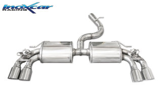 Audi A3 8V S3 2.0 TFSI 300PS Klappenauspuff 2x80mm Racing Edelstahl