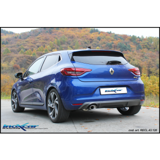 Renault Clio 5 1.3TCe 131PS Inoxcar Sportauspuff 120mm oval Edelstahl