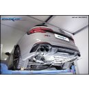Audi RS4 2.9 450PS Inoxcar 90mm RACING Black Ceramic Klappen-Sportauspuffanlage Edelstahl
