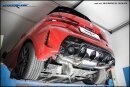 BMW F40 128Ti 2.0 265PS Klappenauspuff 100mm Racing Black Ceramic Edelstahl