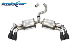 Audi S3 8Y 2.0 TFSI Klappenauspuff 2x100mm Black Ceramic Edelstahl