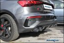 Audi S3 8Y 2.0 TFSI Inoxcar Klappenauspuff 2x100mm Black Ceramic Edelstahl