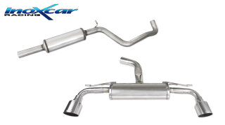 VW Golf 7.5 2.0 GTI 245 PS Inoxcar Catback Sportauspuffanlage Mittelschalldämpfer 114mm Racing Edelstahl