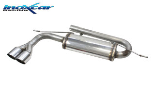 Seat Leon 5F 1.5 TSI FR 150PS Mittelschalldämpfer 2x80mm Racing Edelstahl