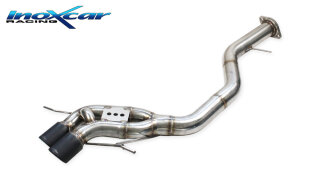 BMW E82 125i 3.0 BiTurbo 306PS Inoxcar Sportauspuff 2x80mm X-Race Black Matt Edelstahl