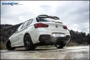 BMW F21 118i 1.5 136PS Sportauspuff Endschalldämpfer 90mm Endrohr Edelstahl