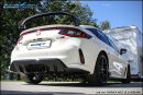 Honda Civic R 2.0i V-Tech 329PS Catback 70mm Sportauspuffanlage Mittelschalldämpfer 3x114mm Racing Black Ceramic Edelstahl