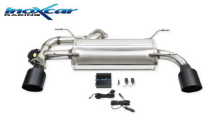 Subaru BRZ 2.4i 234PS Inoxcar Klappenauspuffanlage Sportauspuff 114mm Racing Black Ceramic Edelstahl