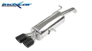 Citroen DS3 1.6 16V Turbo 155PS Sportauspuff 2x80mm X-Race Black Matt Edelstahl