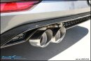 VW Golf 7.5 1.5 TSI 150PS Sportauspuff 2x80mm Racing...