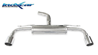 VW Golf 7.5 1.5 TSI 150PS Duplex Sportauspuff 102mm X-Race Edelstahl