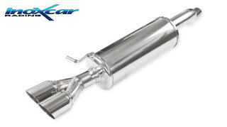 VW Polo AW 2.0 Restyling GT 207PS Endschalldämpfer 2x80mm Racing Edelstahl