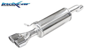 VW Polo AW 2.0 Restyling GT 207PS Endschalldämpfer 2x80mm X-Race Edelstahl