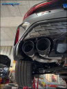 Audi S3 8Y 2.0 TFSI 333PS Inoxcar Klappenauspuff Anlage 2x100mm Racing Black Ceramic Inoxcar
