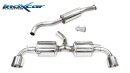 Toyota Yaris GR 1.6 261PS Catback Sportauspuff 100mm RS...