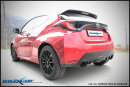 Toyota Yaris GR 1.6 261PS Inoxcar Catback Sportauspuff 100mm Racing Black Ceramic Edelstahl