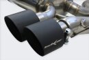 BMW M3 X-Drive 3.0 530PS Inoxcar Klappenauspuff 2x100 RS Black Edelstahl