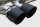 BMW M3 X-Drive 3.0 530PS Inoxcar Klappenauspuff 2x100 RS Black Edelstahl