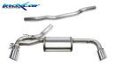 BMW F40 128Ti 2.0 265PS Klappenauspuff 100mm RS Edelstahl