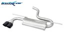 VW Golf 7 1.4 TSI 122PS Sportauspuff 2x80mm Racing Black...