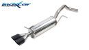 Audi A1 1.4 125PS Sportauspuff 2x80mm Racing Black...