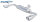 VW GOLF 6 2.0 TSI GTI 210PS Duplex-Sportauspuff 100mm X-RACE Edelstahl