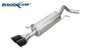 VW Polo 1.8 GTI 192PS Sportauspuff 2x80mm Racing Black...