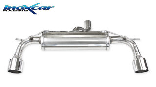 Mercedes A-Klasse A250 2.0 Turbo 4WD 211PS Duplex-Sportauspuff 100mm X-RACE Edelstahl