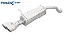 Renault Clio 4 900 75PS-90PS Sportauspuff 2x80mm RACING...