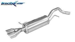 Audi A1 1.4 TFSI 150PS Sportauspuff 2x80mm Racing Edelstahl